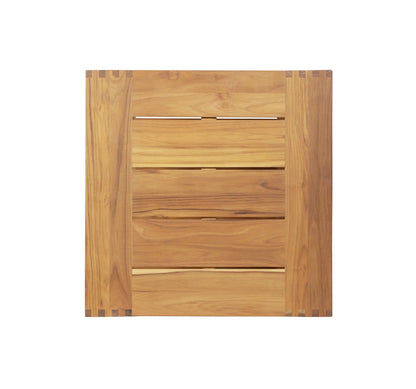 Imperial Grove Solid Teak Wood Outdoor End Table Stylish