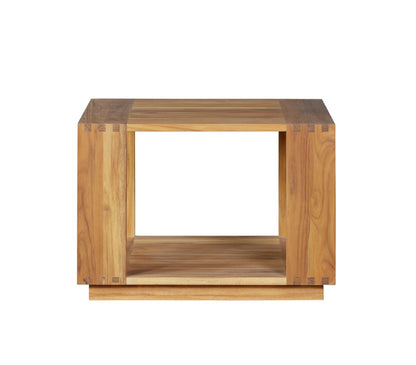 Imperial Grove Solid Teak Wood Outdoor End Table Stylish