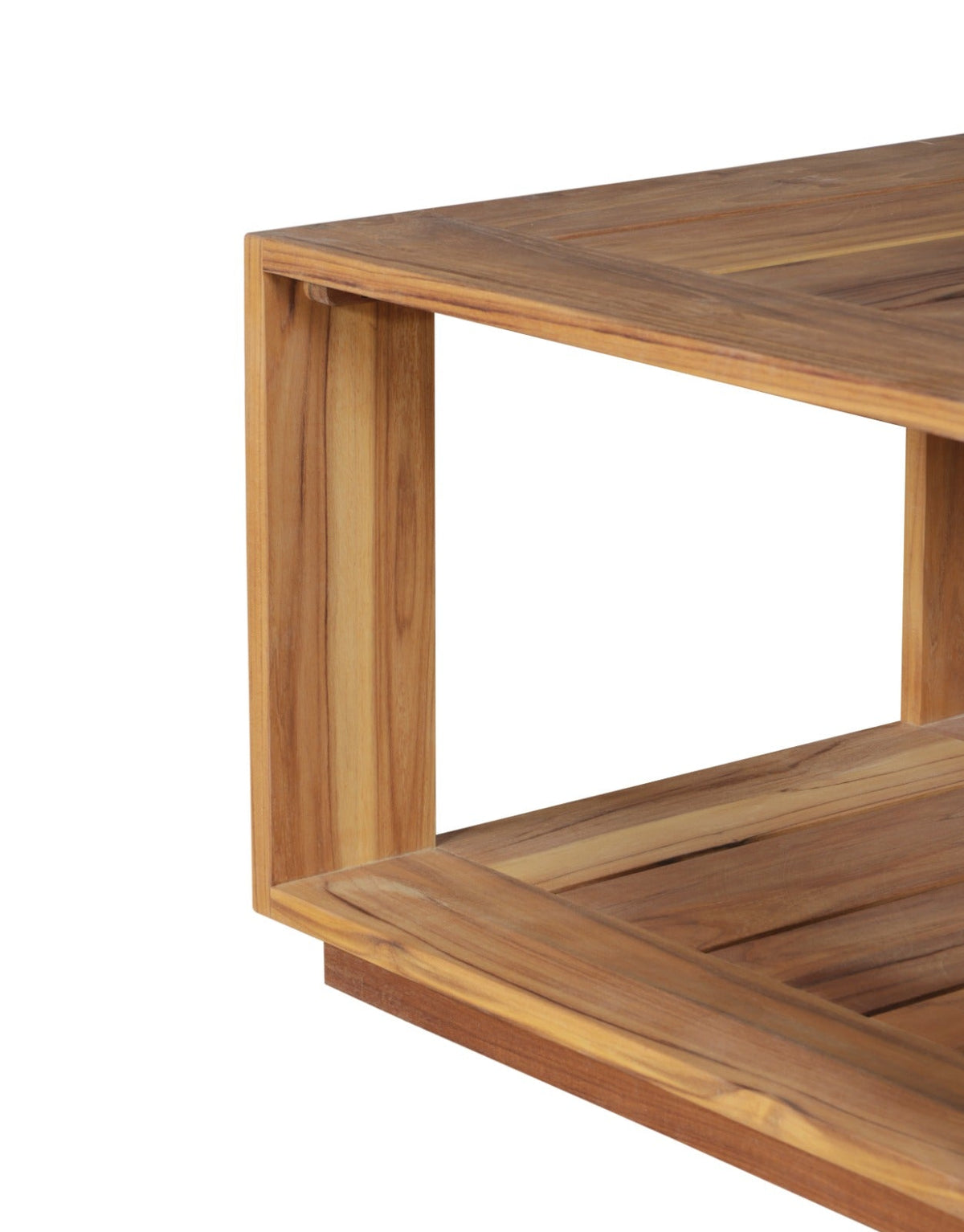 Imperial Grove Solid Teak Wood Outdoor End Table Stylish