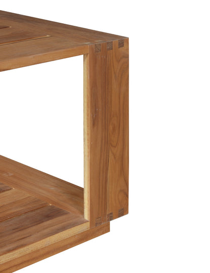 Imperial Grove Solid Teak Wood Outdoor End Table Stylish