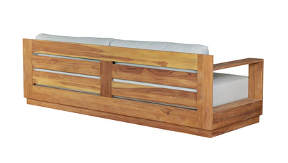 Imperial Grove Outdoor Solid Teak Wood Sofa - 84"