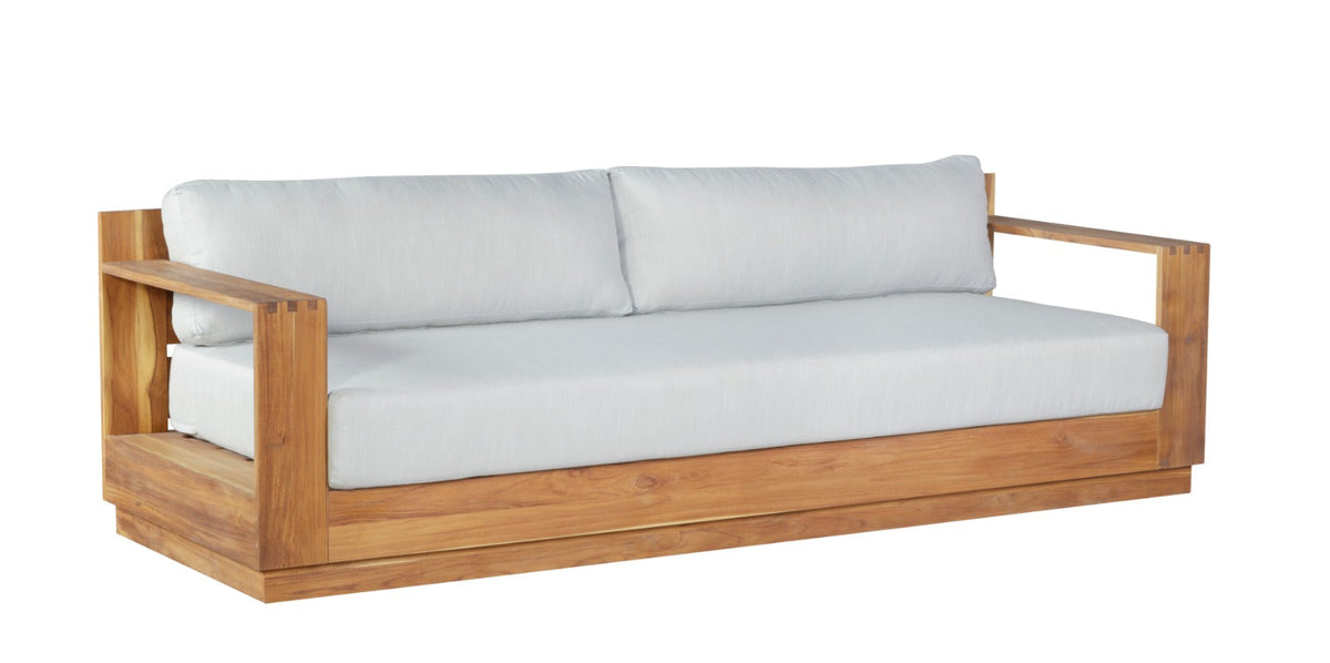 Imperial Grove Outdoor Solid Teak Wood Sofa - 84"