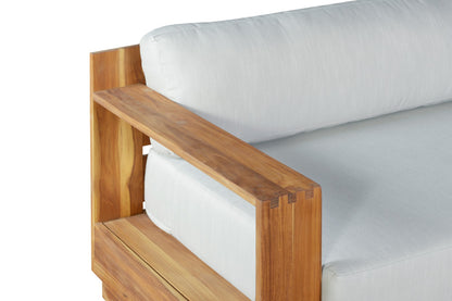 Imperial Grove Outdoor Solid Teak Wood Sofa - 84"
