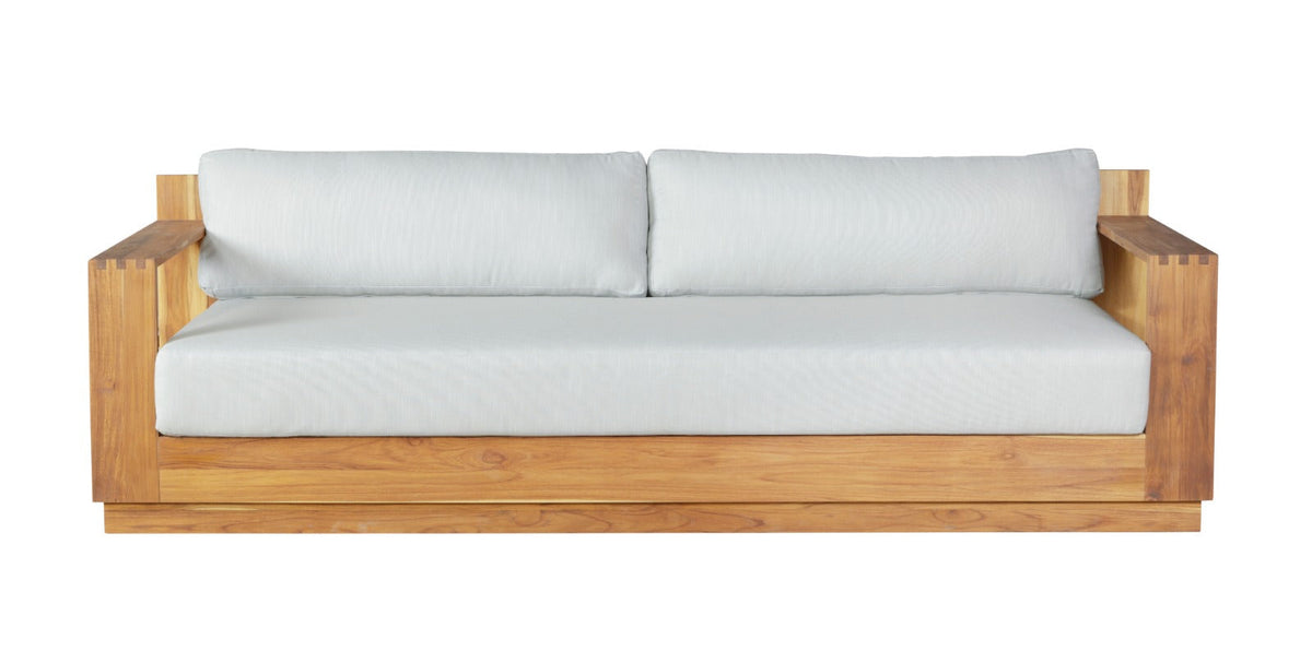 Imperial Grove Outdoor Solid Teak Wood Sofa - 84"