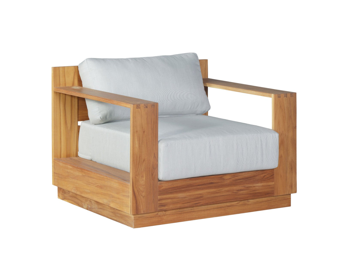 Imperial Grove Outdoor Solid Teak Wood Revolving Chair