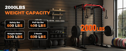 Power Rack with Cable Crossover