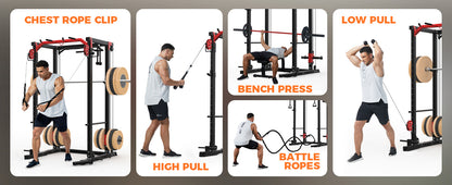 Power Rack with Cable Crossover