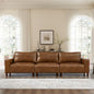 112" Luxury PU Leather Sofa