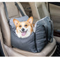 Dog Car Seat Portable Travel Pet Car Bed Safety Carrier Anti Escape Dog Booster Seat For Small Medium Dogs Cats Washable Soft Pet Car Seat With Storage Pocket & Safety Leash