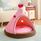 Four-Season Universal Closed-Style Christmas Cat Bed With A Sense Of Security