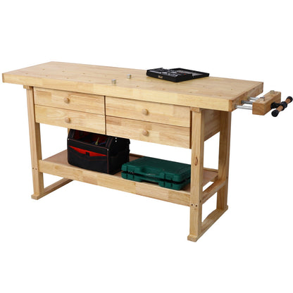 Workbench With 4 Drawers