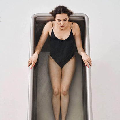 Thermowood And Stainless Steel Cold Therapy Immersion Bath