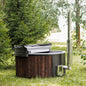 Premium 4-Person Fully-Assembled ThermoWood® Wood-Fired Hot Tub [MWT4] (SAK14528)