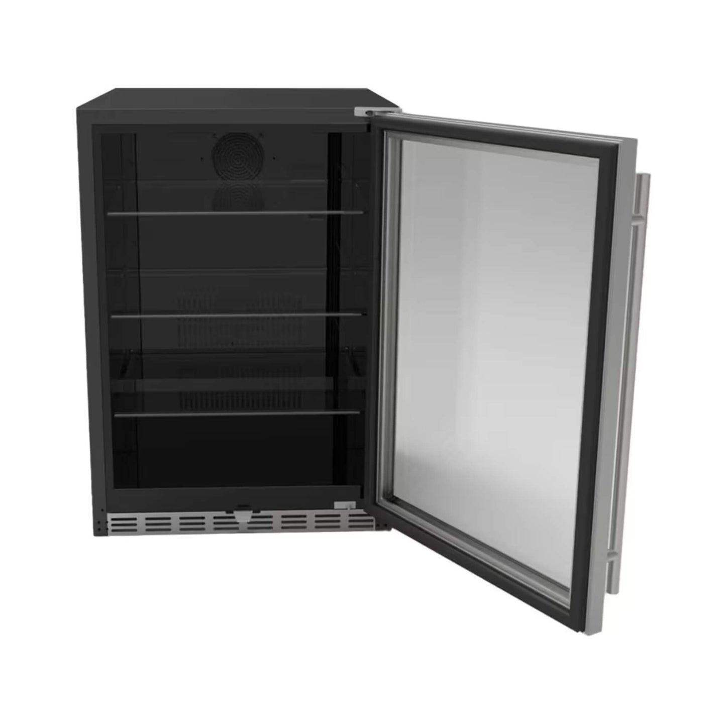 Summerset 24-Inch Outdoor Rated Refrigerator With Glass Door [RFR-24G] (SAK16934)
