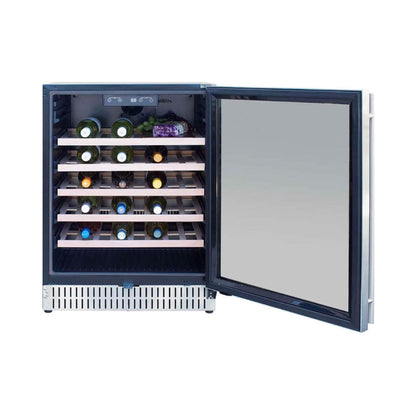 Summerset 24-Inch Outdoor Rated Wine Cooler [RFR-24W/WD] (SAK25186)