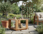 Imperial Grove Solid Teak Wood Outdoor End Table Stylish