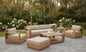 Imperial Grove Outdoor Solid Teak Wood Sofa Set
