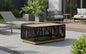 Alpine Teak outdoor collection Black Rope Coffee table