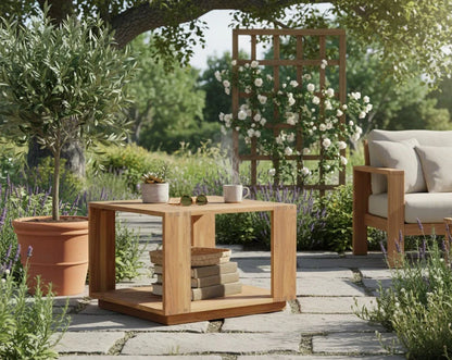 Imperial Grove Outdoor Solid Teak Wood Sofa Set