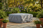 Imperial Grove Outdoor Solid Teak Wood Ottoman