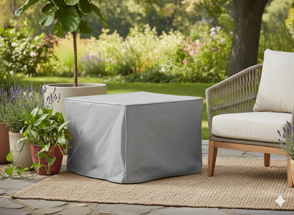Imperial Grove Solid Teak Wood Outdoor End Table Stylish